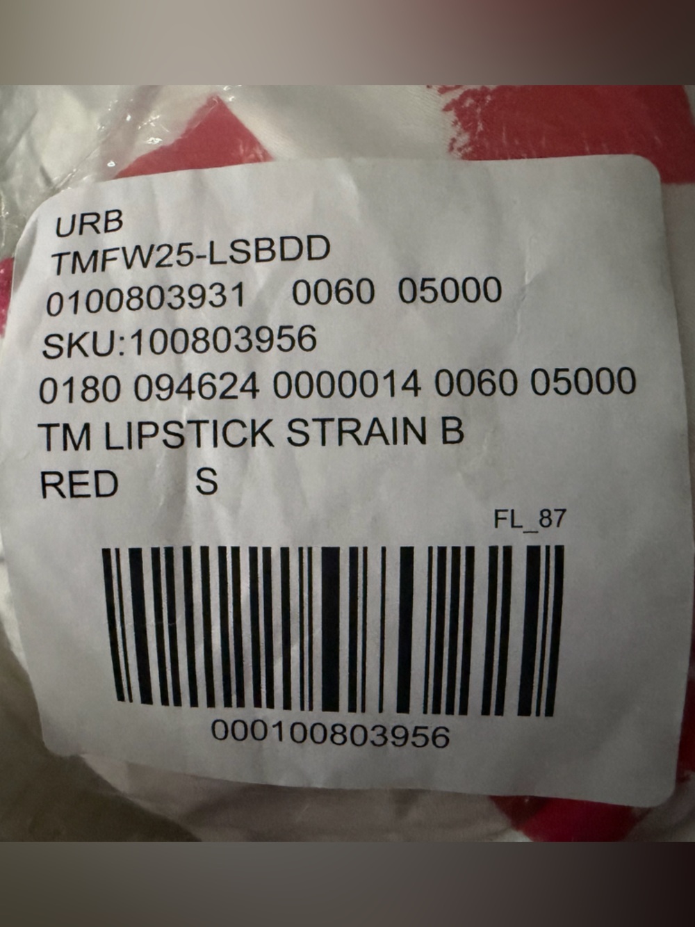 Tyler McGillivary Lipstick Stain Long Sleeve Babydoll Mini Dress - Picture 9 of 9